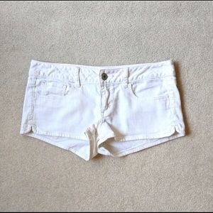 American Eagle Outfitters white denim shorts Sz 8